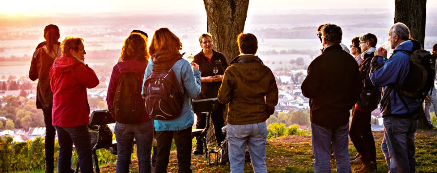 Weinprobe an der Hessischen Bergstraße